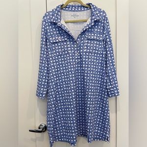 Vineyard Vines Sankaty Shirt Dress Size XL